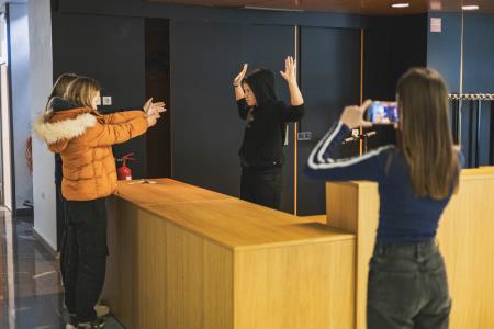 Učenke na filmskih delavnicah